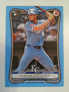 2026 Bowman Sky Blue 321/499 Jac Caglianone #75 RC