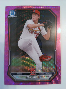 2026 Bowman Chrome Prospects Fuchsia Wave 166/199 Liam Doyle #BCP-10
