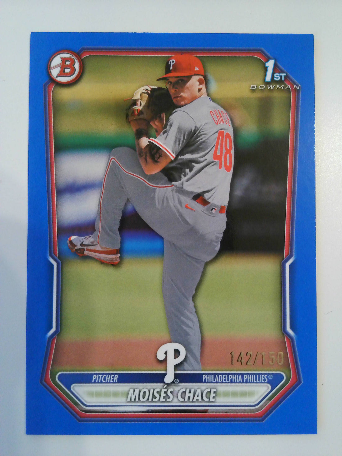2026 Bowman Prospects Blue 142/150 Moises Chace #BP-36