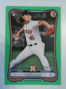 2026 Bowman Neon Green 179/399 Tatsuya Imai #74 RC