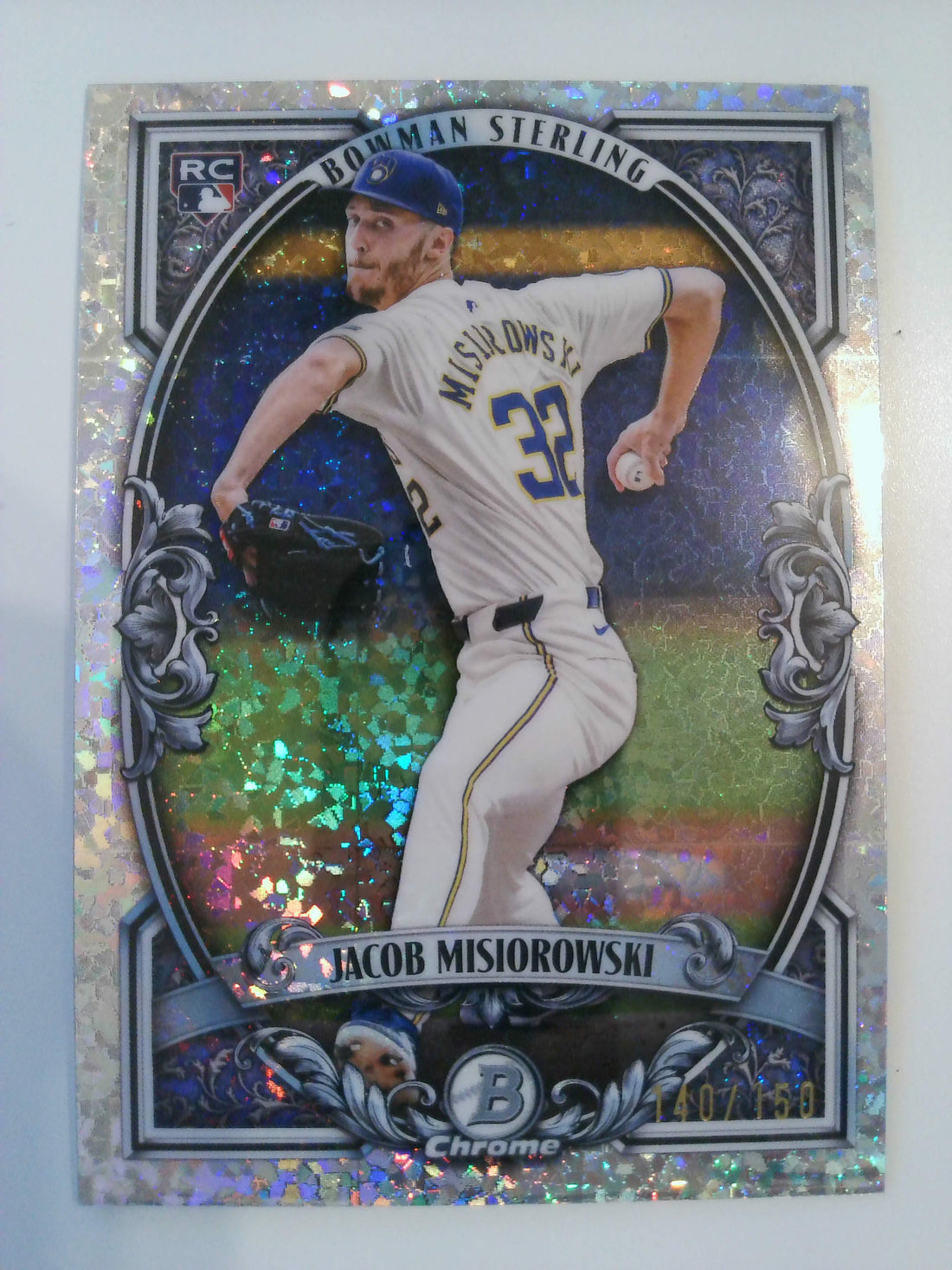 2026 Bowman Sterling Mini Diamond Refractors 140/150 Jacob Misiorowski #BST-13