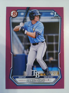 2026 Bowman Prospects Fuchsia 149/299 Daniel Pierce #BP-77