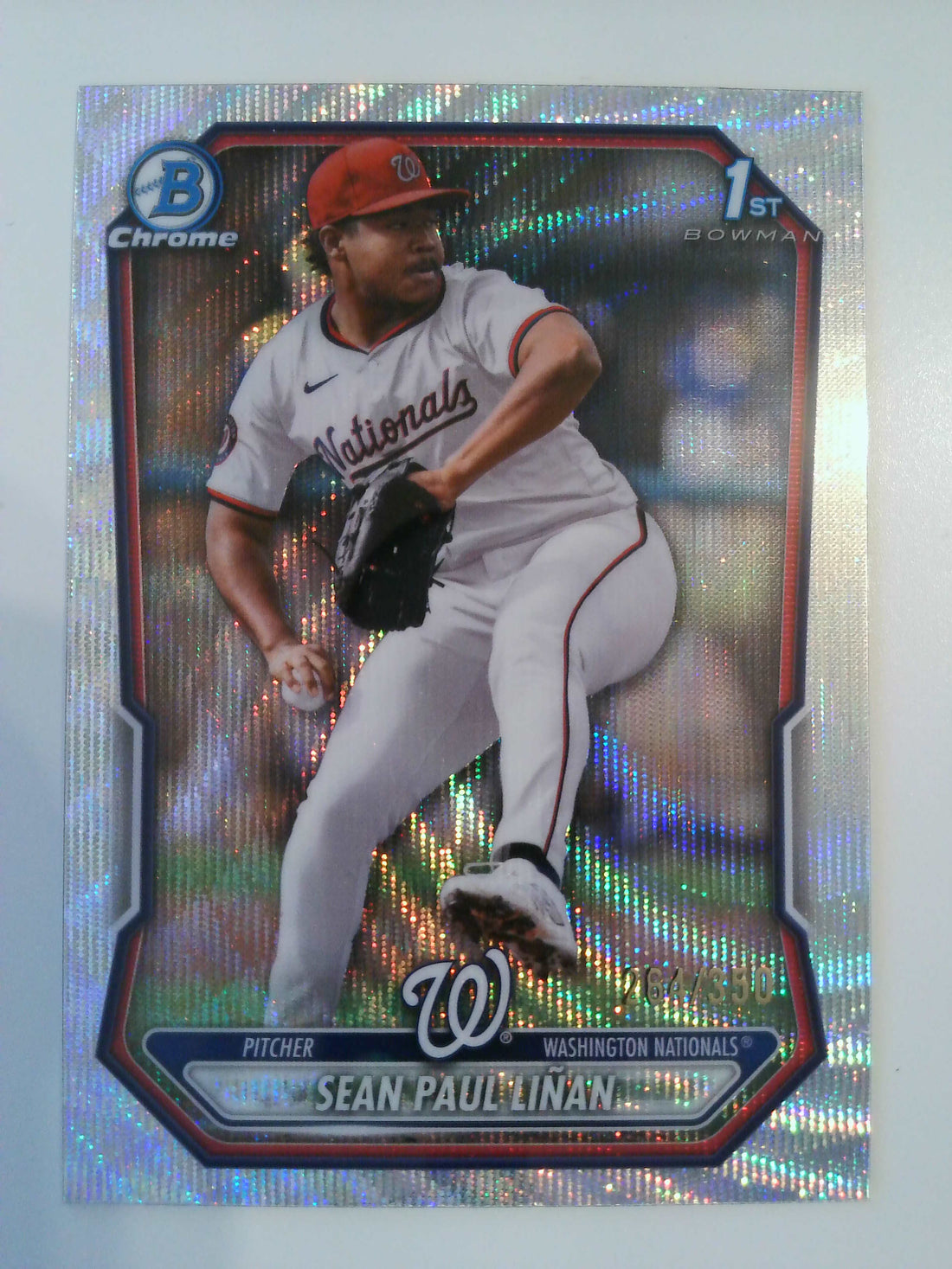 2026 Bowman Chrome Prospects Wave Refractor 264/350 Sean Paul Linan #BCP-26