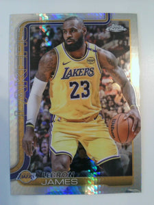 2025-26 Topps Chrome NBA Prism Refractor LeBron James #127