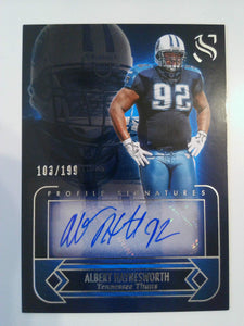 2025 Panini Silhouette Profile Signatures 103/199 Albert Haynesworth #PS-AHH