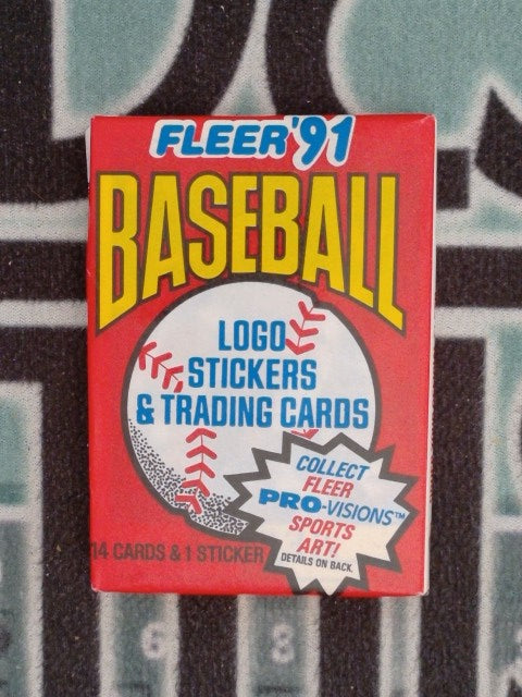 1991 FLEER BASEBALL UNOPENED WAX PACK