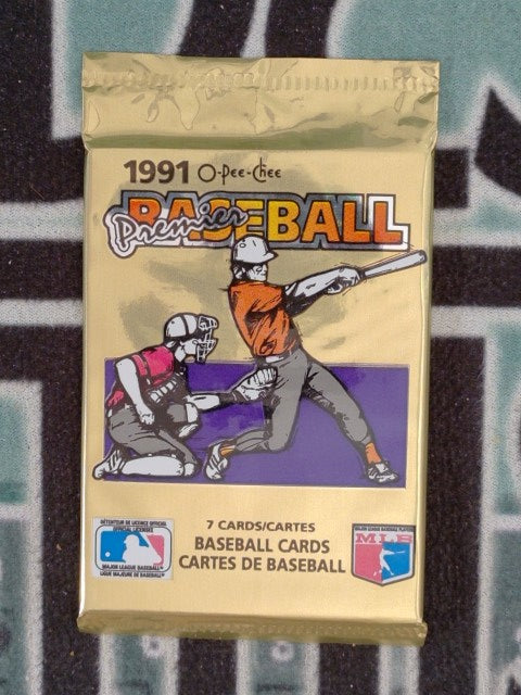 1991 O-PEE-CHEE PREMIERE BASEBALL SEALED PACK