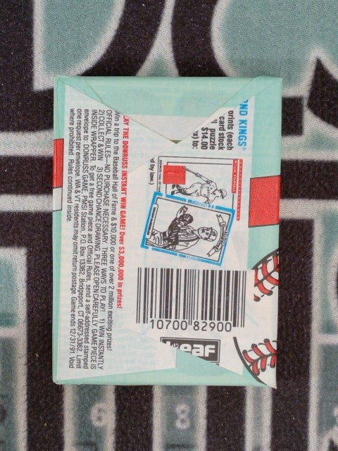 1991 DONRUSS BASEBALL SERIES 1 UNOPENED WAX PACK