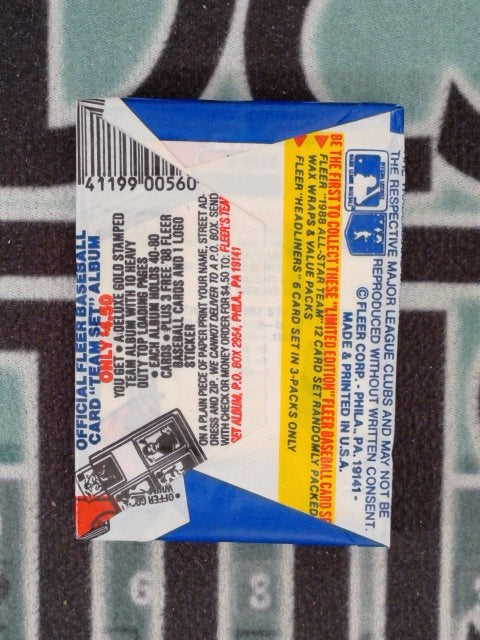 1988 FLEER BASEBALL UNOPENED WAX PACK