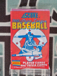 1988 SCORE BASEBALL SEALED PACK