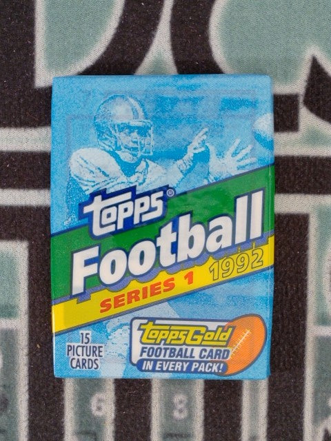 992 TOPPS FOOTBALL SERIES 1 SEALED PACK