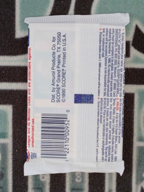 1990 SCORE FOOTBALL SERIES 2 UNOPENED PACK