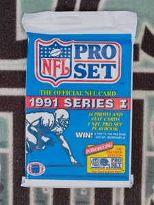 1991 PRO SET FOOTBALL SERIES 1 UNOPENED PACK