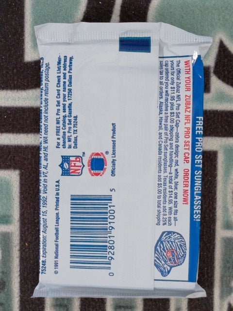 1991 PRO SET FOOTBALL SERIES 1 UNOPENED PACK