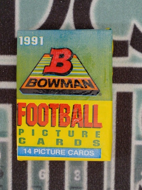 1991 BOWMAN FOOTBALL SEALED WAX PACK