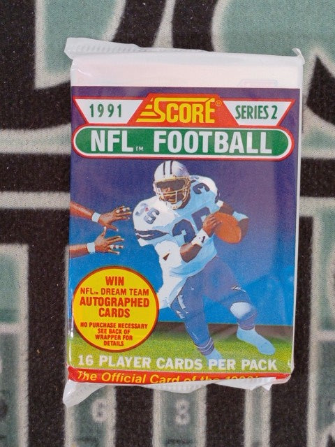 1991 SCORE FOOTBALL SERIES 2 SEALED PACK