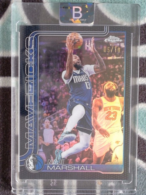2025-26 Topps Chrome Update Black 05/10 Naji Marshall #120