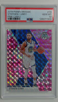 2019 Panini Mosaic Pink Camo Stephen Curry #70 PSA 10