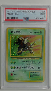 1997 P.M. Japanese Jungle Pinsir-Holo #127 PSA 9