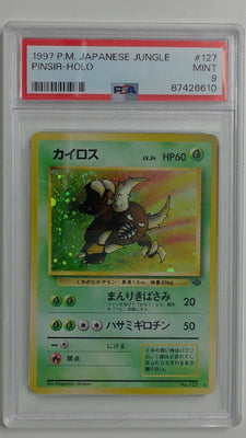 1997 P.M. Japanese Jungle Pinsir-Holo #127 PSA 9