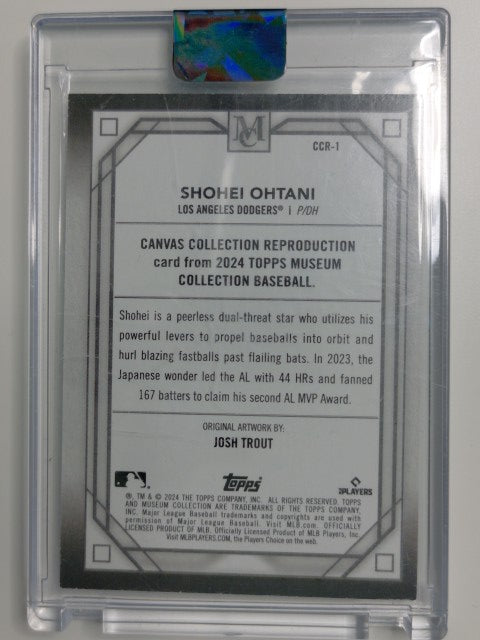 2024 Topps Museum Collection Canvas Collection Reproduction Shohei Ohtani #CCR-1