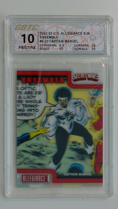 2022-23 U.D. Allegiance S.W. Ensemble Captain Marvel #E-23 GBTC 10