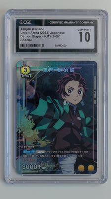 2023 Demon Slayer Union Arena JPN Tanjiro Kamado #KMY-2-001 CGC 10