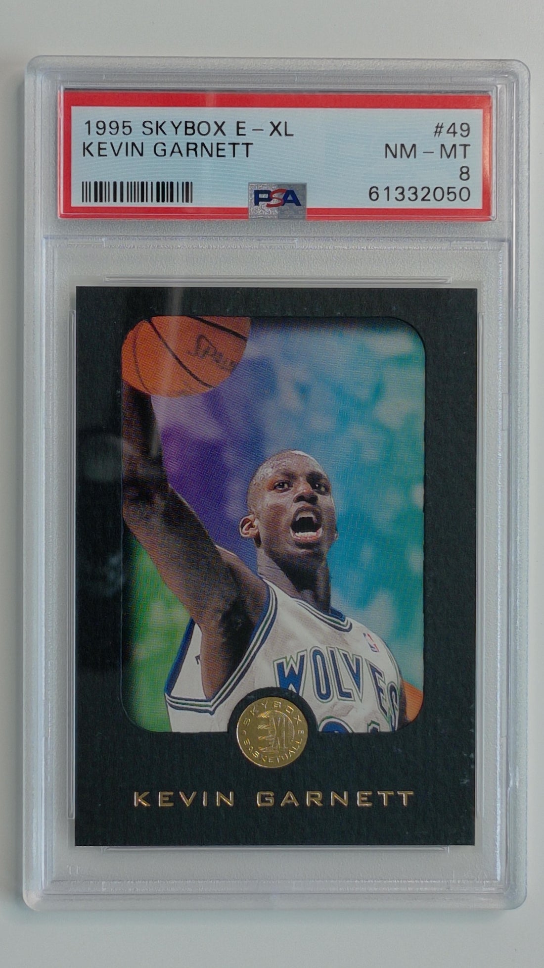 1995 Skybox E - XL Kevin Garnett #49 PSA 8