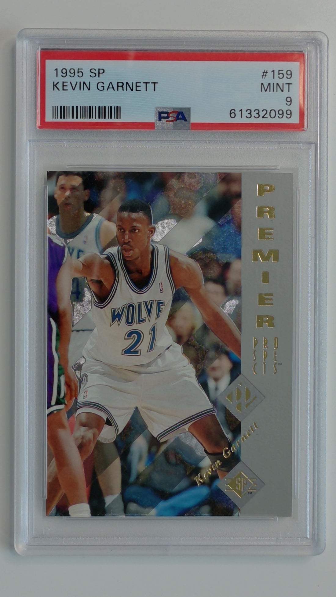 1995 SP Kevin Garnett #159 PSA 9