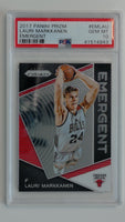 2017 Panini Prizm Emergent Lauri Markkkanen #EMLAU PSA 10