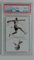 1991 Nike Do you know 1990 Michael Jordan / Mars Blackmon #3 PSA 8