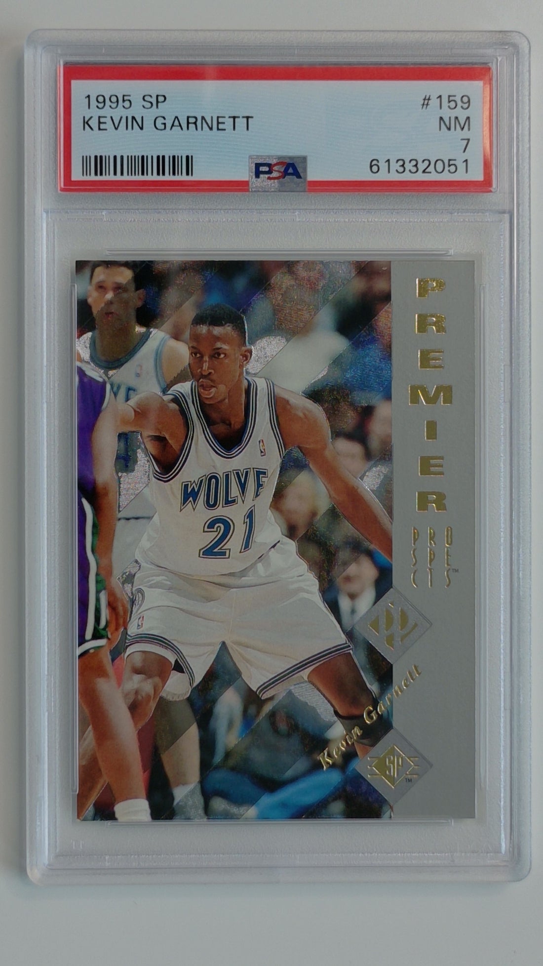 1995 SP Kevin Garnett #159 PSA 7