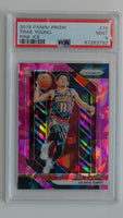 2018 Panini Prizm Pink Ice Trae Young #78 RC PSA 9