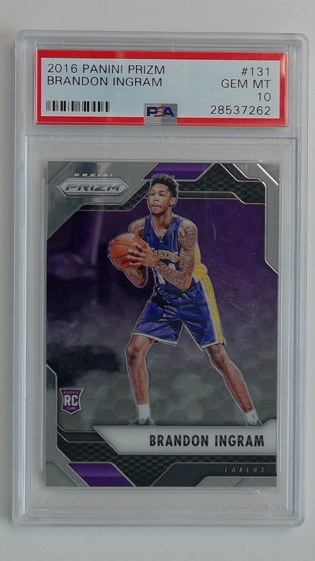 2016 Panini Prizm Brandon Ingram #131 RC PSA 10