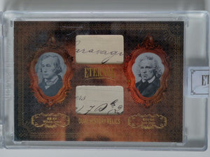 2024 Eternal Cuts World Celebrities Edition Relics 48/99 Wilhelm Grimm / Jacob Grimm