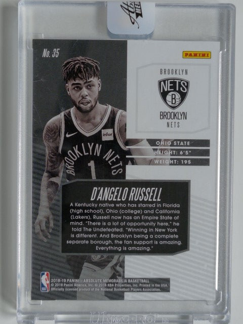 2018-19 Panini Absolute Memorabilia D'Angelo Russell #35