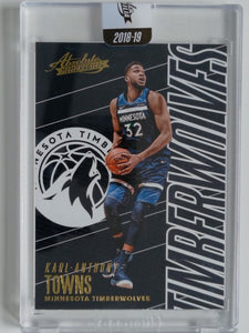 2018-19 Panini Absolute Memorabilia Karl-Anthony Towns #34