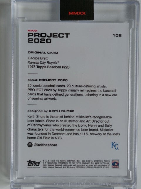 2020 Topps Project 2020 Geogre Brett #102