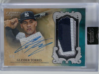 2021 Topps Dynasty Dynastic Deed Patch Silver 4/5 Gleyber Torres #DAP-GT4