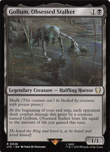 Magic The Gathering:  The Lord of the Rings: Tales of Middle Earth Commander EN #26 Gollum, Obsessed Stalker