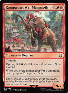 Magic The Gathering:  The Lord of the Rings: Tales of Middle Earth Commander EN #34 Rampaging War Mammoth