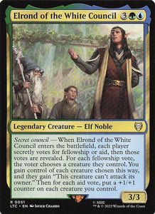 Magic The Gathering:  The Lord of the Rings: Tales of Middle Earth Commander EN #51 Elrond of the White Council