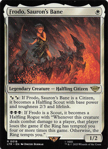 Magic The Gathering: The Lord of the Rings: Tales of Middle Earth EN #18 Frodo, Sauron's Bane