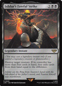 Magic The Gathering: The Lord of the Rings: Tales of Middle Earth EN #91 Isildur's Fateful Strike