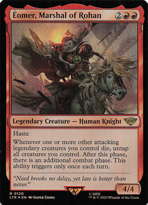 Magic The Gathering: The Lord of the Rings: Tales of Middle Earth Foil EN #120 Eomer, Marshal of Rohan