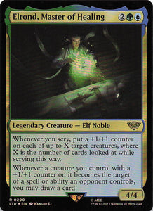 Magic The Gathering: The Lord of the Rings: Tales of Middle Earth Foil EN #200 Elrond, Master of Healing