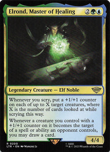 Magic The Gathering: The Lord of the Rings: Tales of Middle Earth EN #200 Elrond, Master of Healing