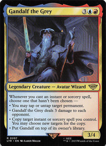 Magic The Gathering: The Lord of the Rings: Tales of Middle Earth EN #207 Gandalf the Grey