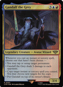 Magic The Gathering: The Lord of the Rings: Tales of Middle Earth Foil EN #207 Gandalf the Grey