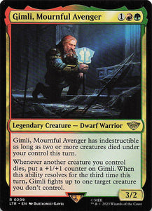 Magic The Gathering: The Lord of the Rings: Tales of Middle Earth EN #209 Gimli, Mournful Avenger